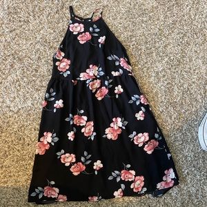Black Floral Sundress